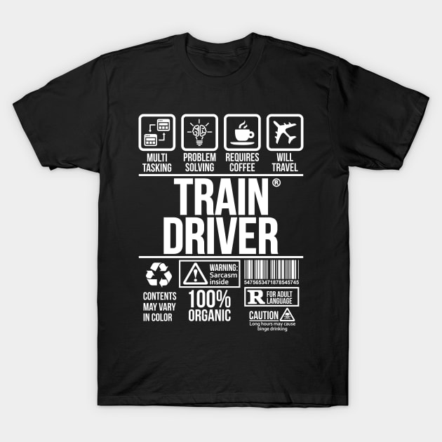 Train Driver T-shirt | Job Profession | #DW T-Shirt by DynamiteWear